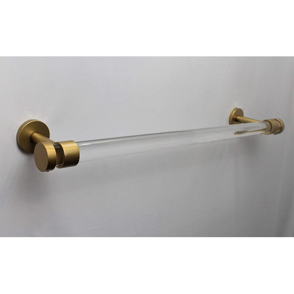 Acrylic towel rod sale